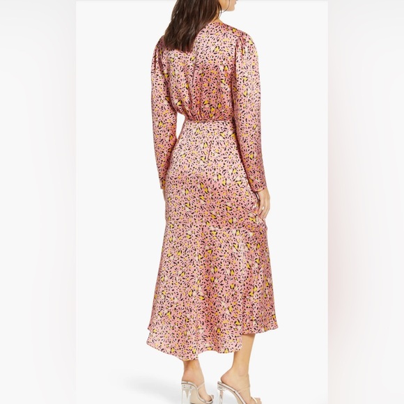 NWT Leith Pink Leopard Dress From Nordstrom - Picture 3 of 8
